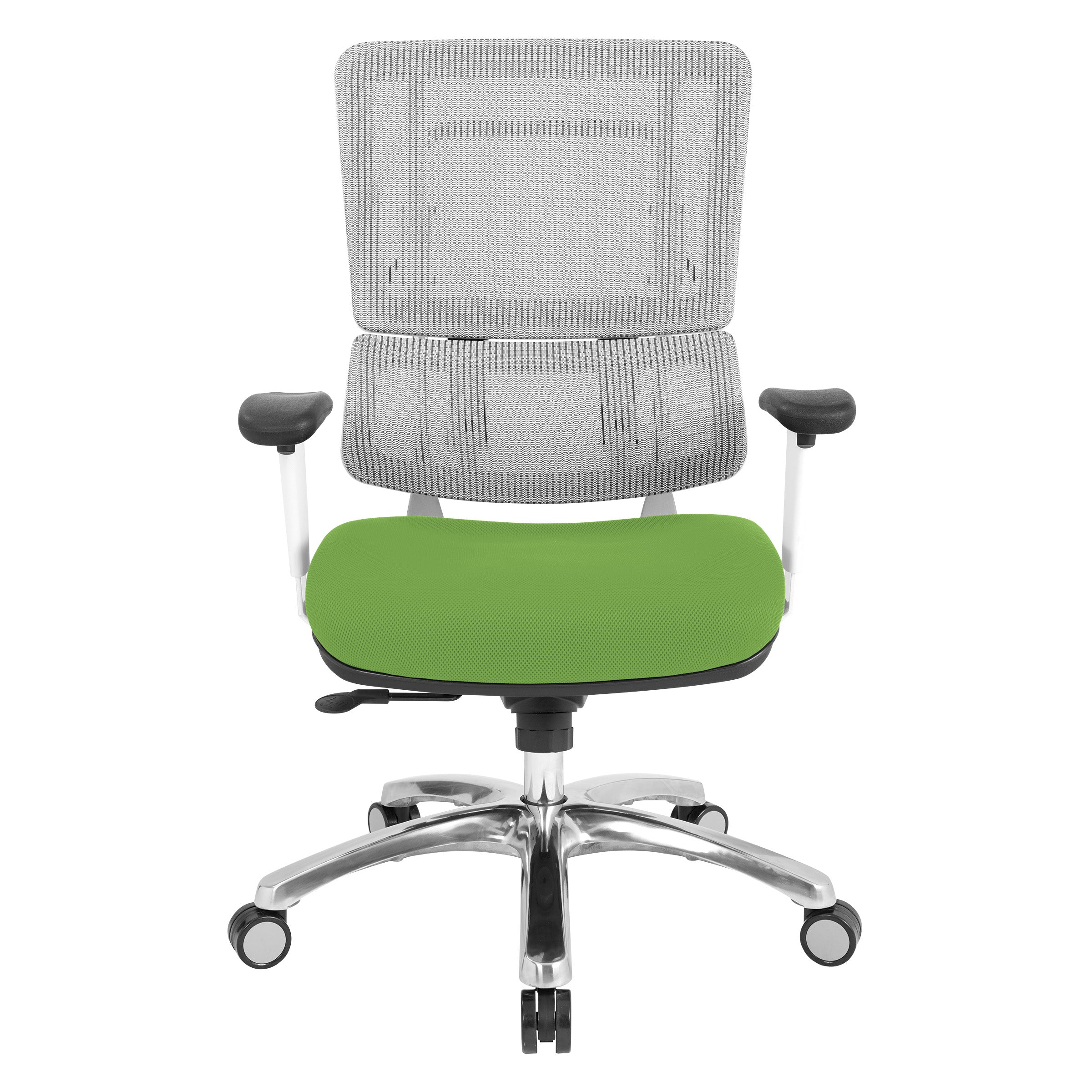 White Vertical Mesh Chair
